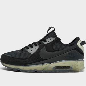MENS NIKE AIR MAX TERRASCAPE 90 - BLACK/DARK GREY/LIME ICE - SIZE 13